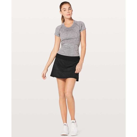 Lululemon Pace Rival Skirt (Tall) *4-way Stretch 15" Women’s Size 10 in Black - Picture 1 of 12